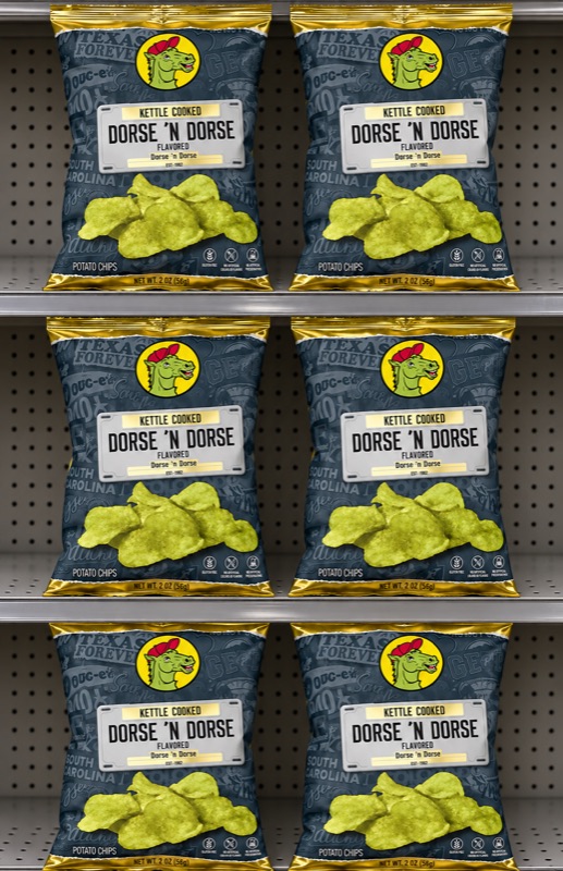 Kettle cooked Dorse 'n Dorse chips
